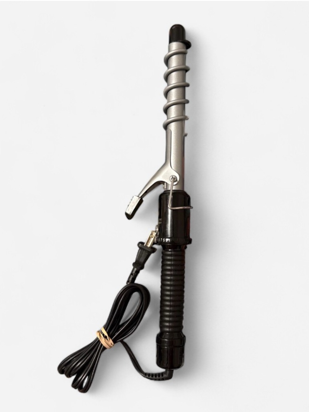 Conair Instant Heat 3/4” Spiral Curling Iron Silver Black